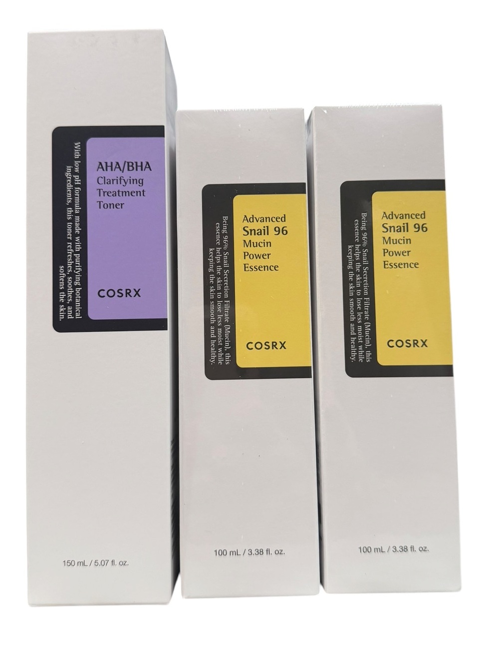COSRX Snail 96 Essence Bundle + AHA/BHA Toner